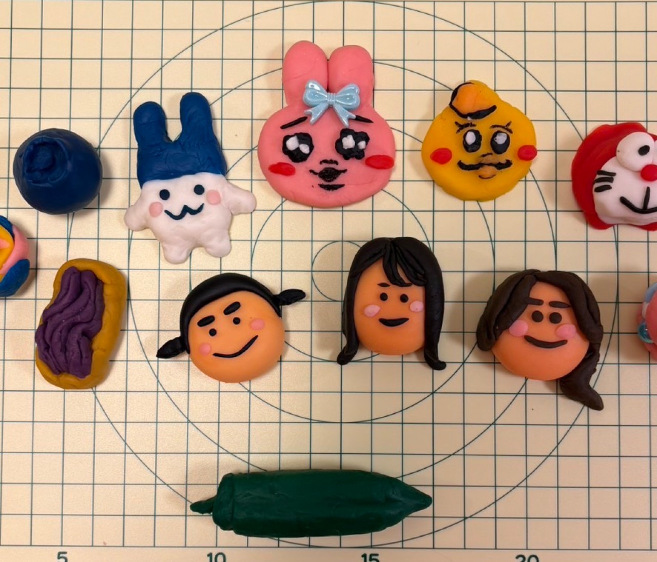 大人の暇つぶし｜100均（ダイソー）アイテムで作る 粘土マグネットづくり💛
