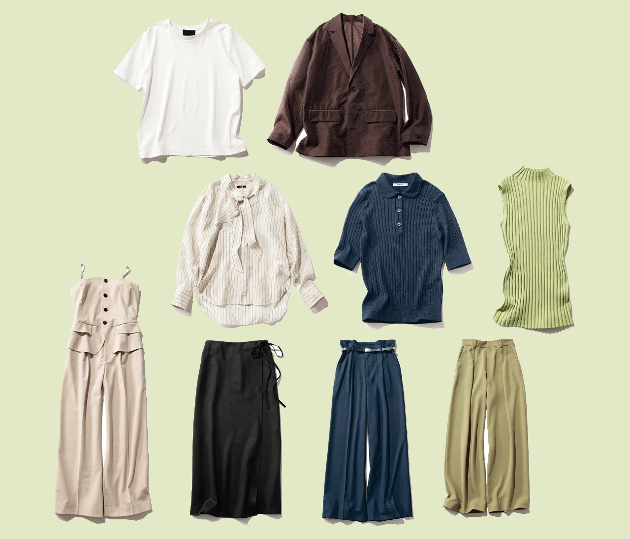 【洒落見えオフィス服着回し】今の季節にぴったり！辛口派が着回した通勤ワードローブ9選
