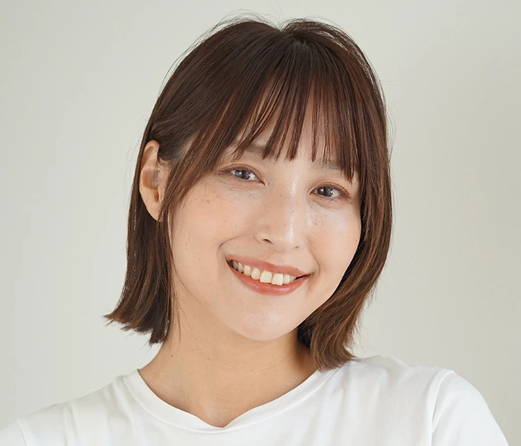 【ボブ・30代～40代大人の髪型】パーソナルカラーイエベ・ピンクブラウン