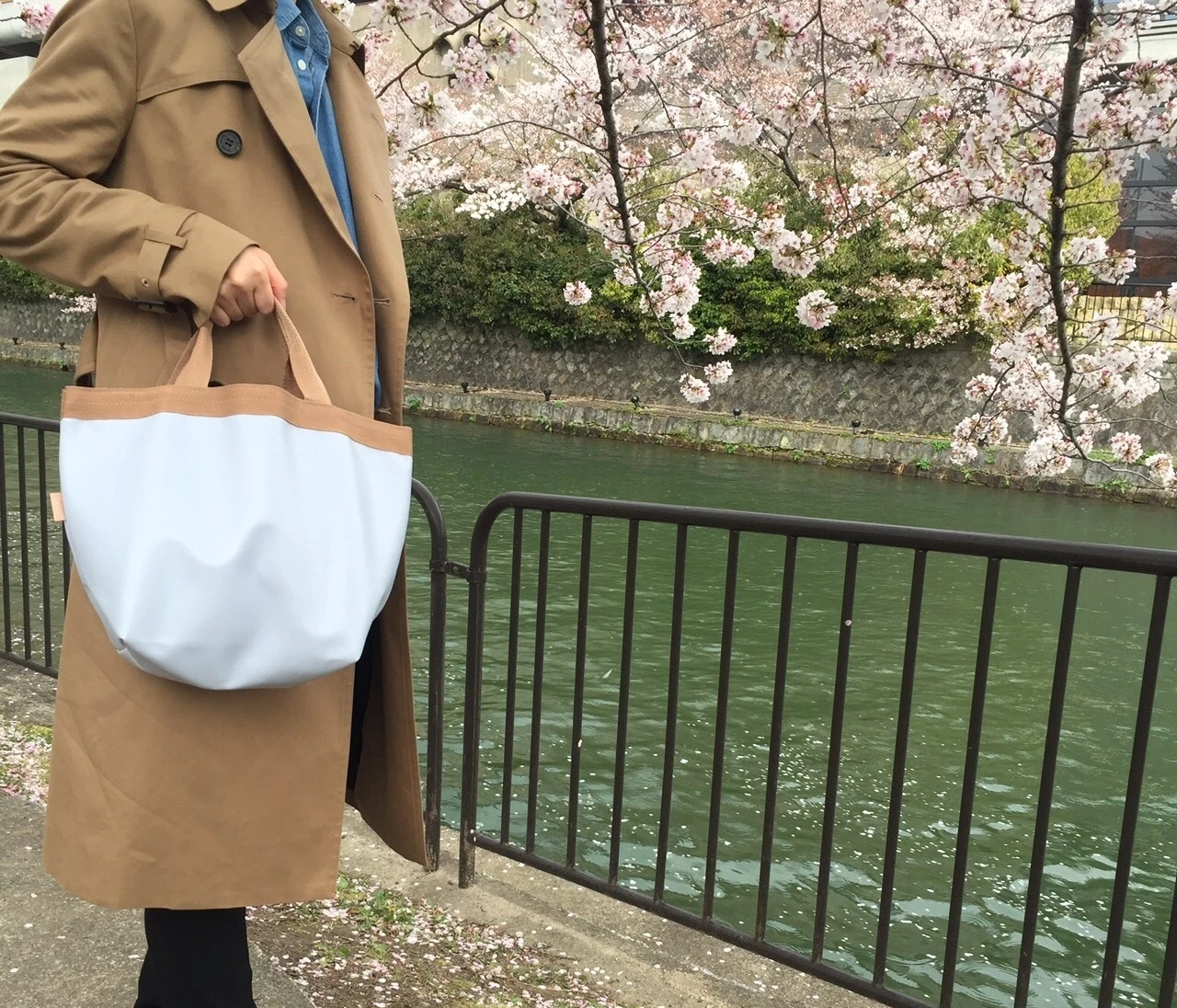 5月号付録トートバッグでお花見へ