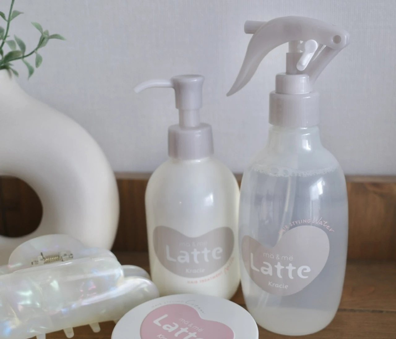 猫っ毛ヘアアレンジに使える！【ma&me Latte】のヘアクリーム&ウォーター