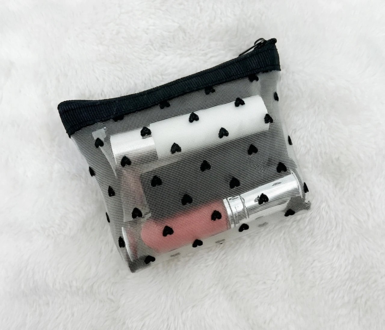 【セリア（seria)購入品】100均で見つけた可愛い可愛いハート柄の推しポーチを紹介します！