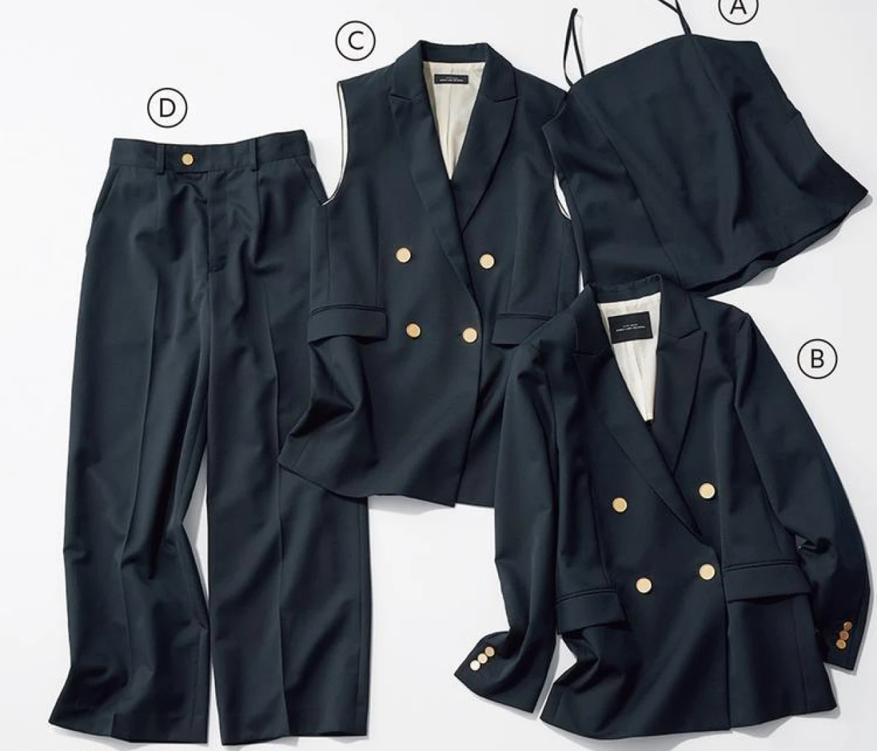 オンもオフも大人が頼れるのは「カセット服」（写真）