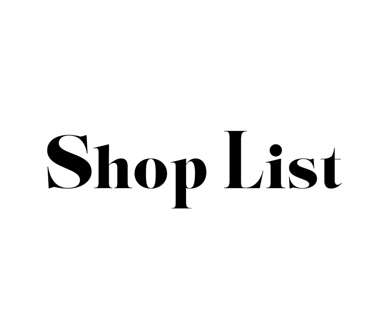 2026年10月号 Shop List