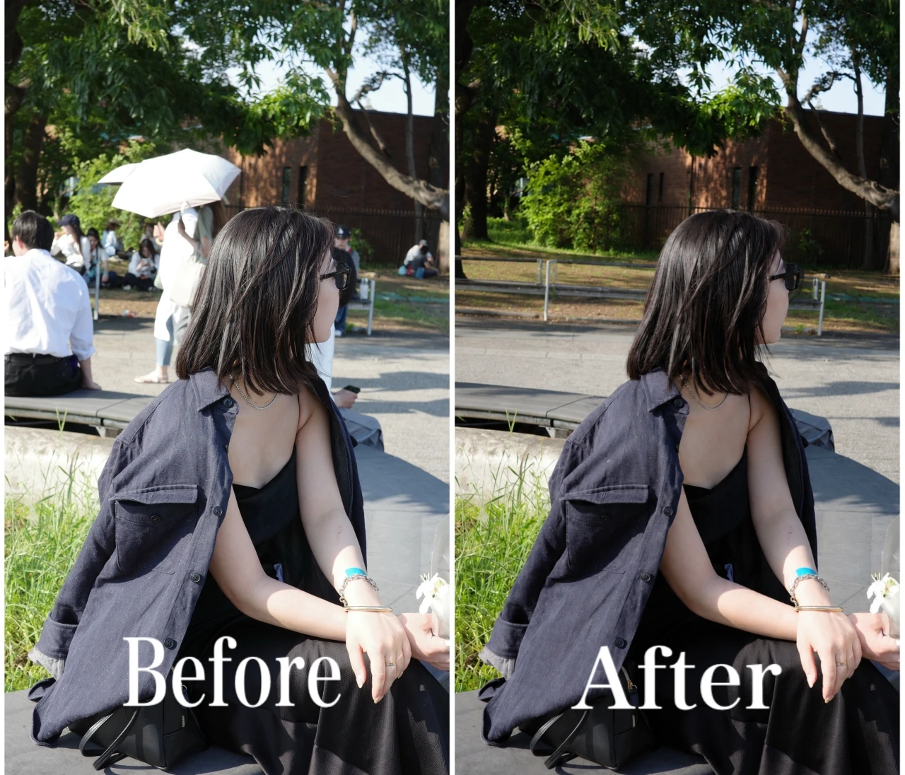 【写真/全SNS利用者必見】5秒で後ろの人を消すHowto♡