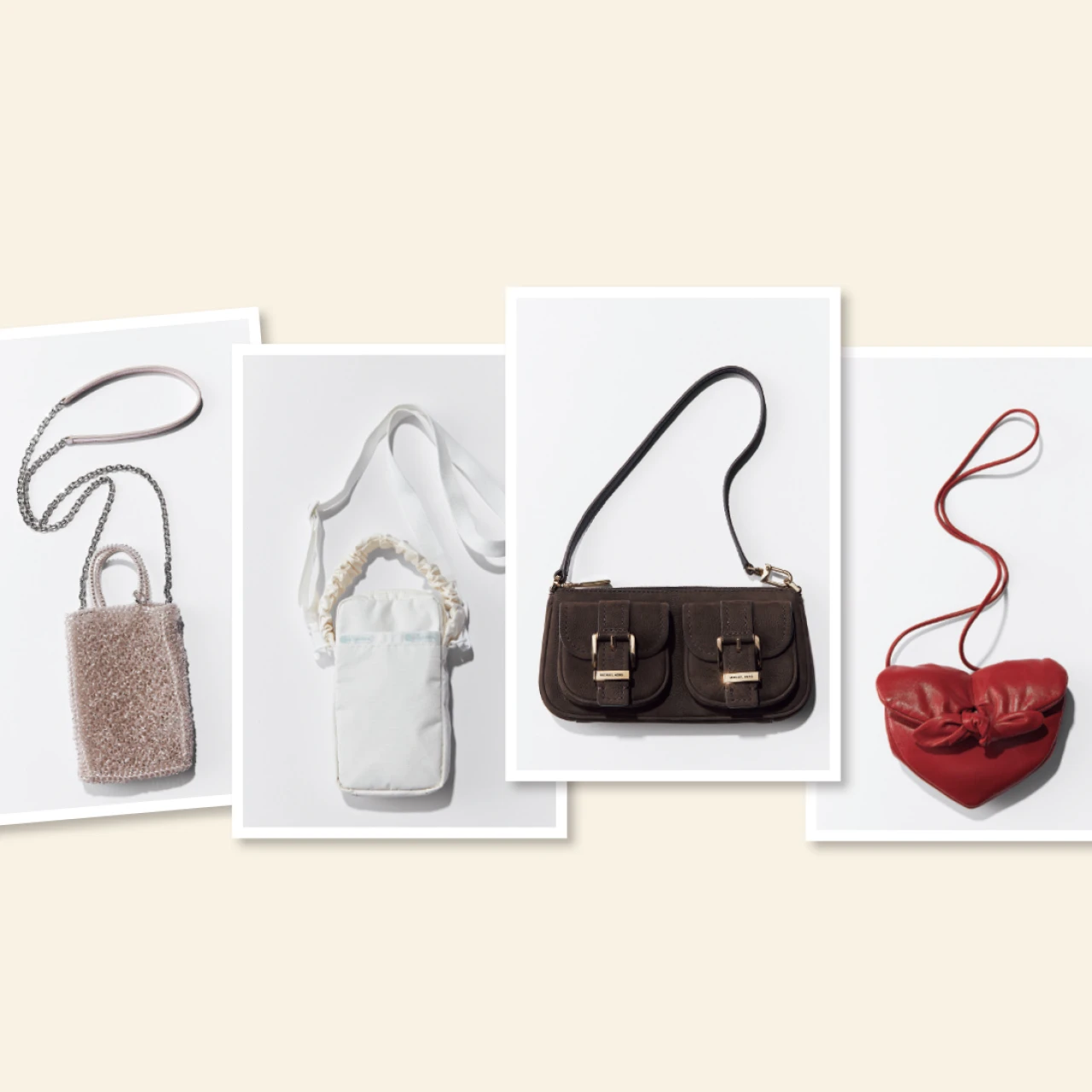 【リップ&スマホが入るミニバッグ4選】必要最低限の持ち物で身軽に&おしゃれに!