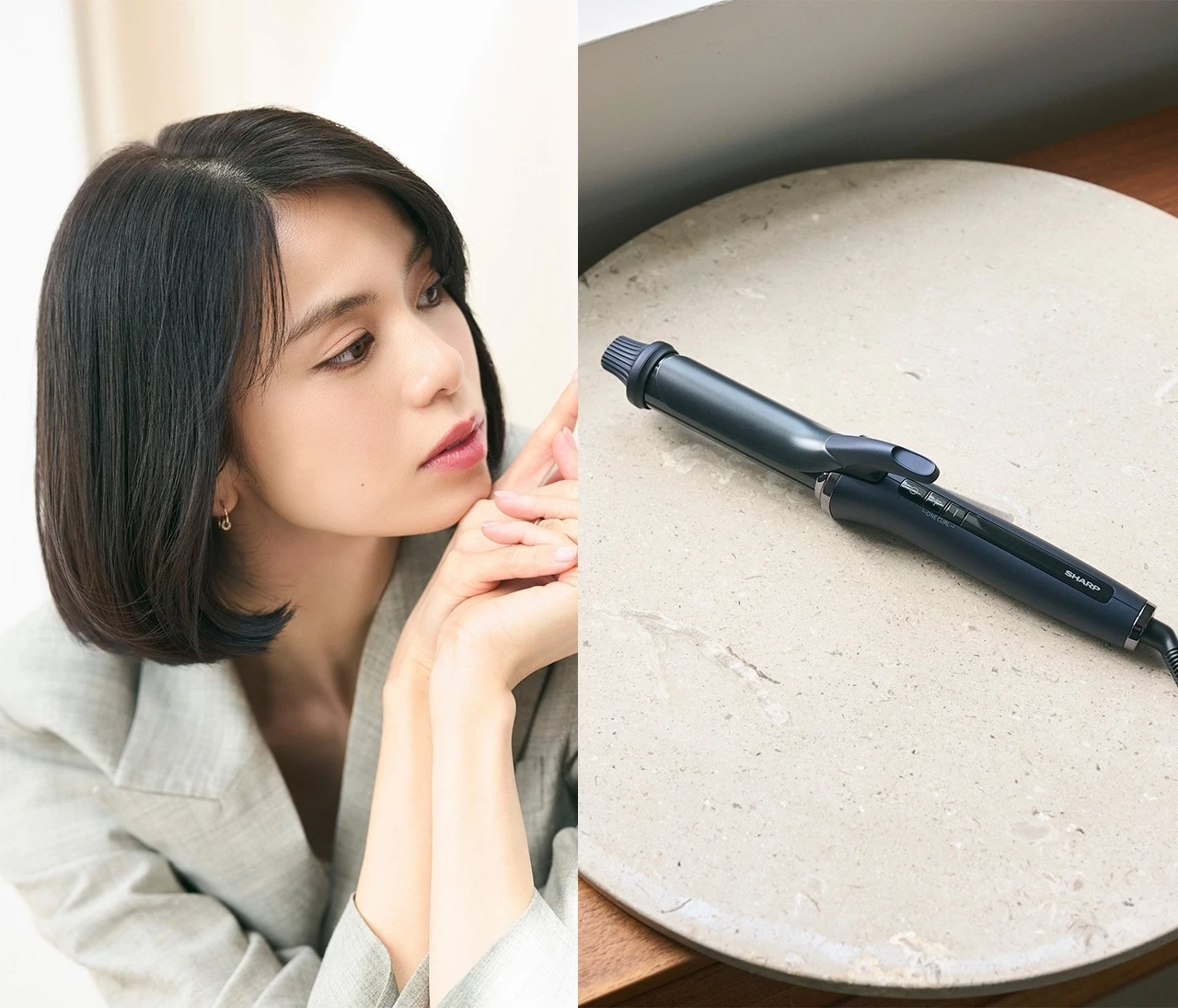 洒落感ワンカールが手に入る！ 『シャープ』の新ヘアアイロン