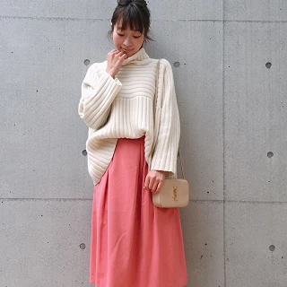 ootd☺︎ニットとヘアーの法則