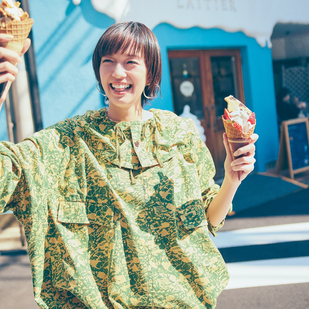 佐藤栞里も愛するソフトクリーム！ 千駄ケ谷にある話題の店「LAITIER（レティエ）」へ【もぐもぐしーさんぽ】