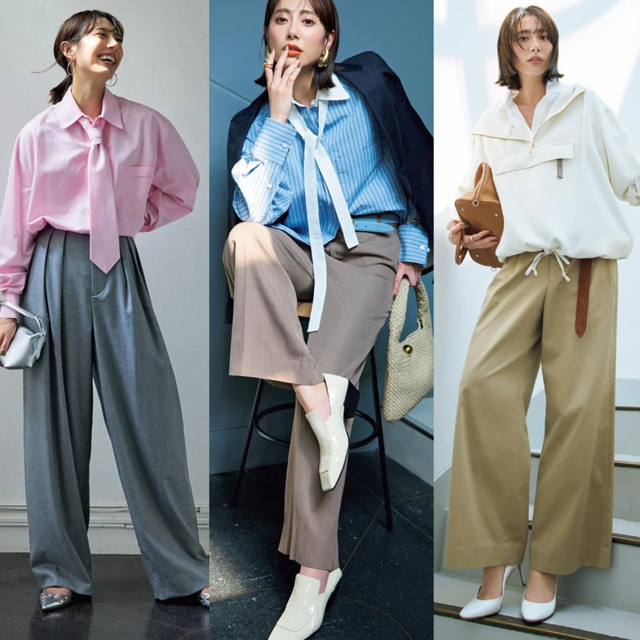 【低身長・高身長 今買うべき!ワイドパンツ・アワード2025〈まとめ〉】洒落感も、スタイルアップも、機能性も。優秀パンツが勢揃い!