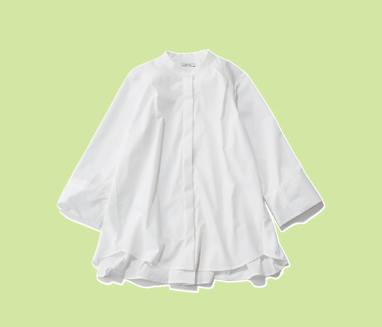 汚れをはじく安心加工！「ケユカ」のフレアブラウス【働く30代に最高のオフィス服】
