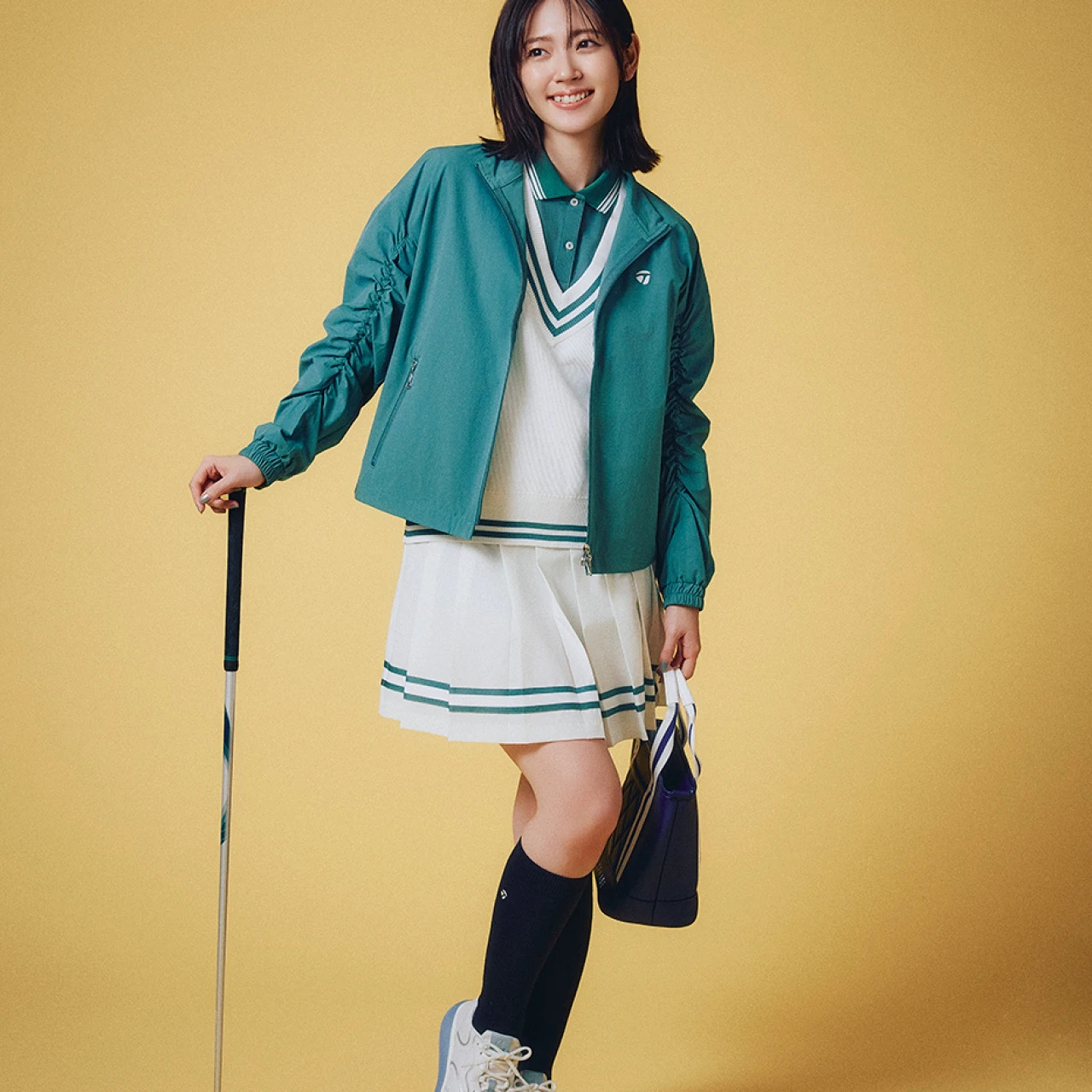 【30代のための洒落感ゴルフスタイル】王道きれいめ派に似合う「テーラーメイド」のペールトーンウエア