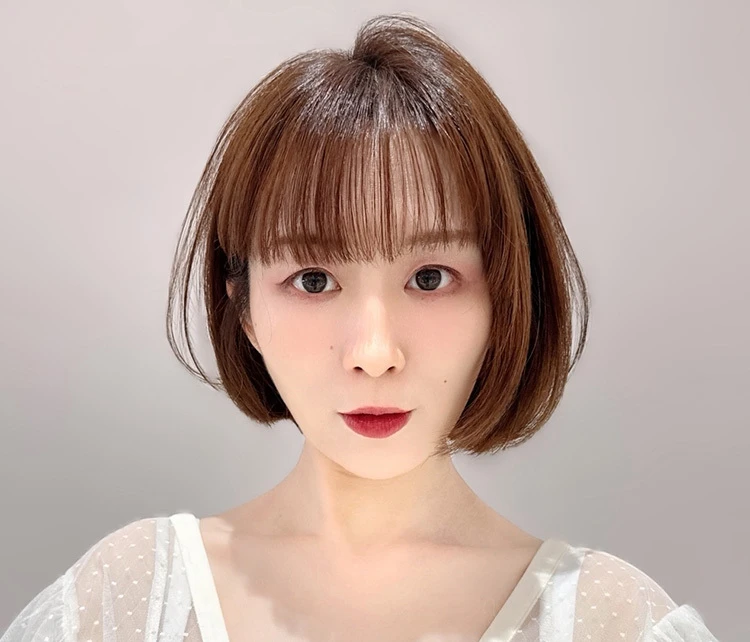 【ボブ・30代～40代大人の髪型】涼しい髪型！ふんわりガーリーボブ