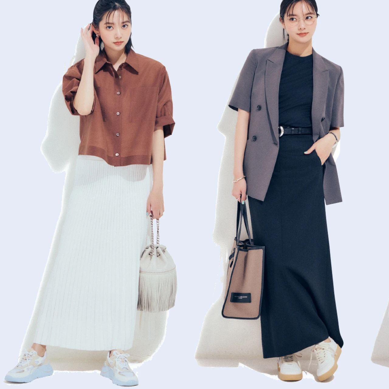 ガンガン歩く日も快適!通勤服に合う白スニーカーコーデ3選【30代 通勤コーディネート集】