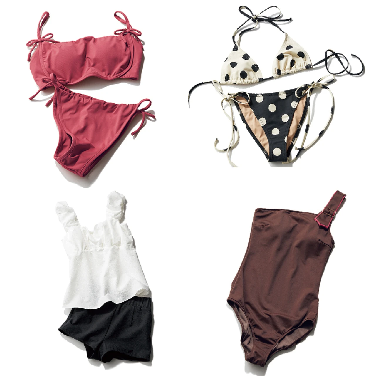 【2025年トレンド水着カタログ】大人にマッチするスイムウェア9タイプが集合！