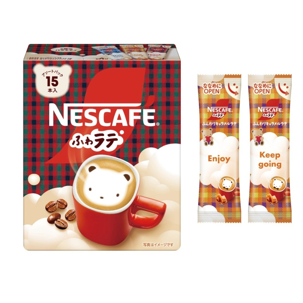 【familiar(ファミリア)】NESCAFÉ と初のコラボレーションが実現! オリジナルデザインの「ネスカフェ ふわラテ」が数量限定で登場