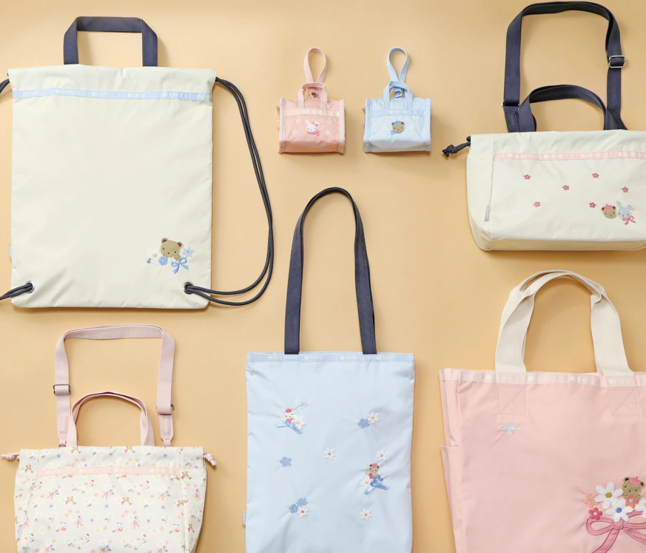 【LeSportsac×familiar（レスポートサック×ファミリア）】フラワーをテーマにしたコラボ最新作が登場！