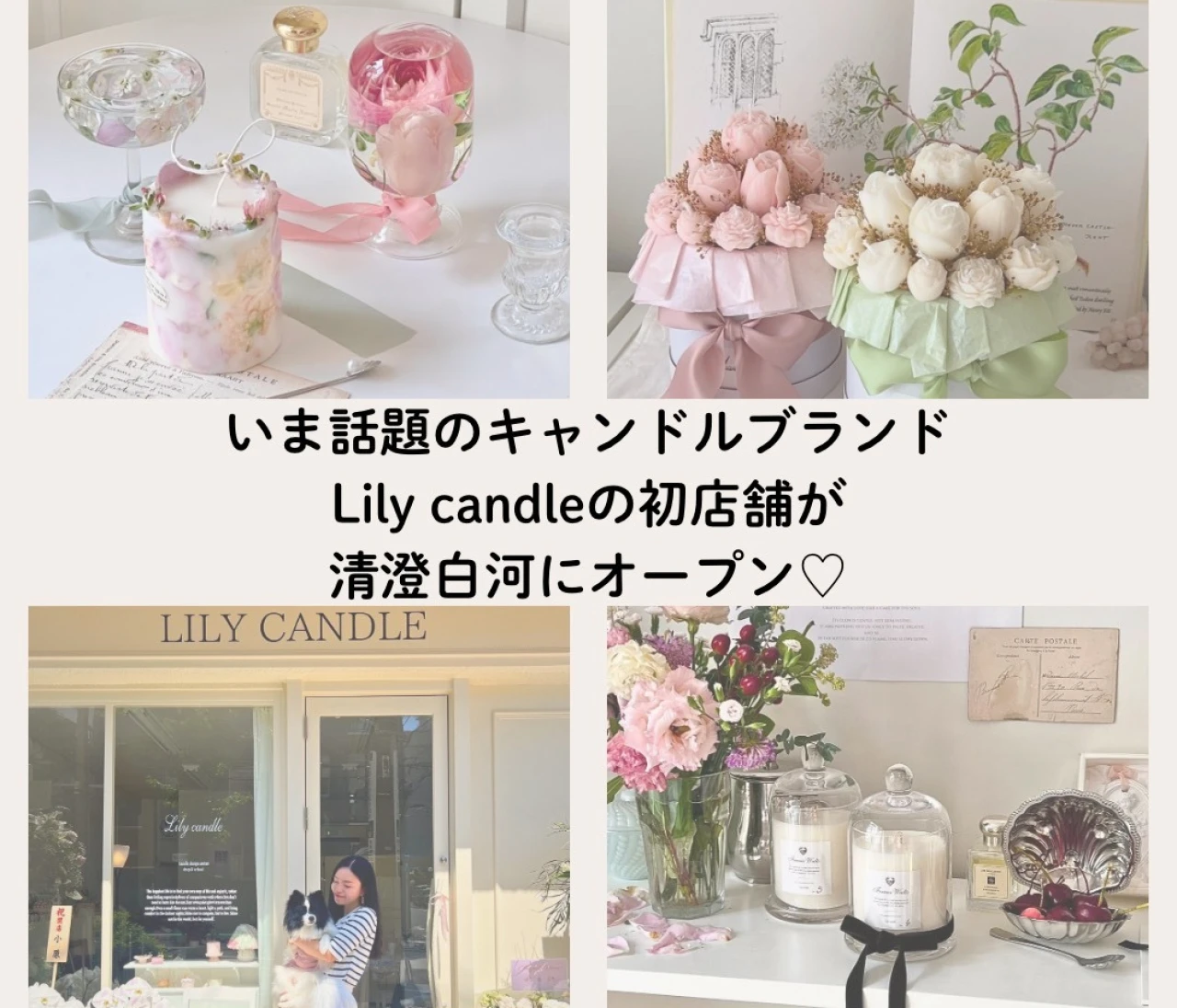 【全部かわいい♡】清澄白河にオープン!韓国キャンドル店レポ