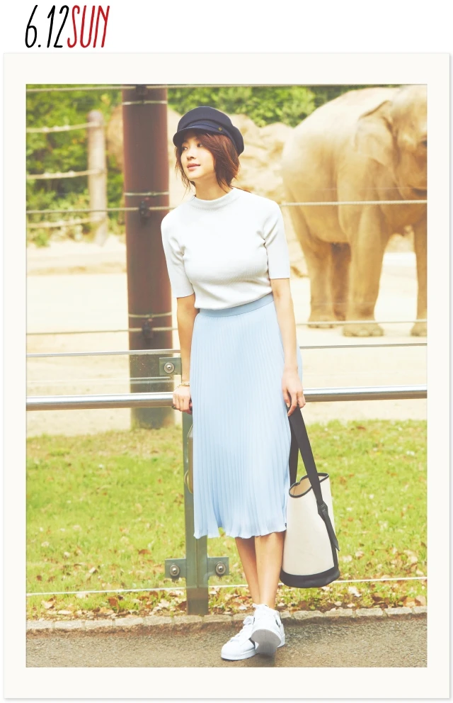 湿度が高いからこそすっきりと! デートに行くなら、涼しげフェミニンスタイルを