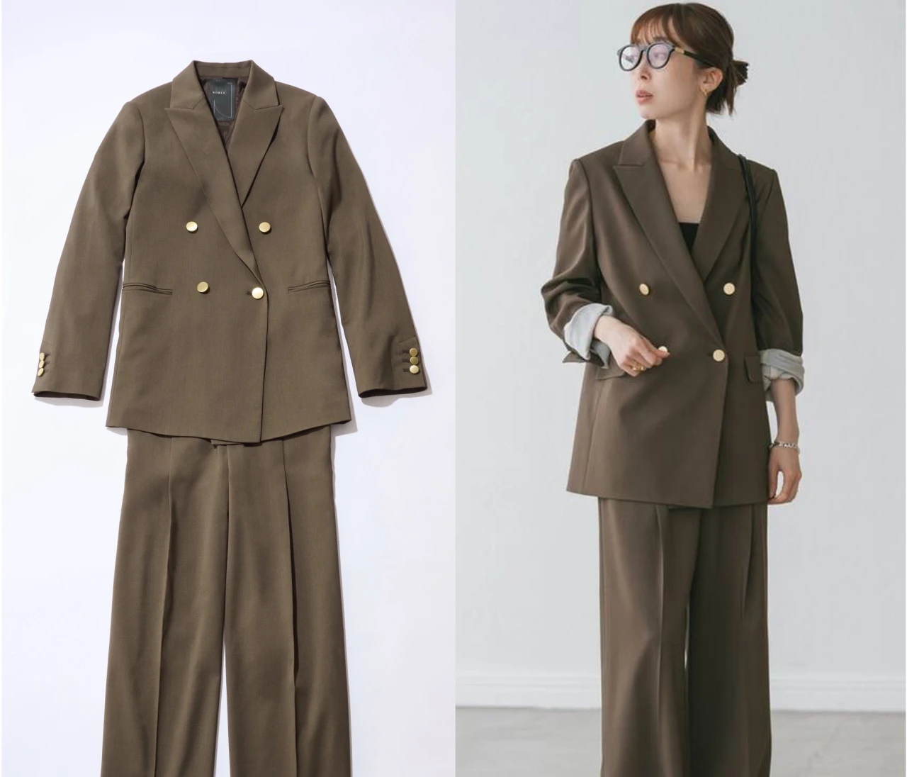 洒落見えをかなえる【NOBLE（ノーブル）】のジャケット&パンツのセットアップが登壇シーンに最適！｜好印象が狙える“最旬”登壇服 Vol.9