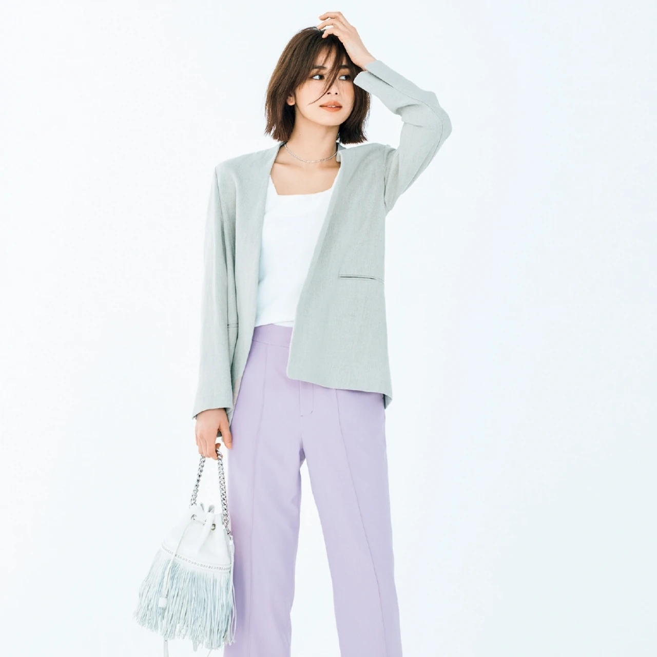 【名品パンツ2022】「アンカーウーマン」の防シワテーパードパンツはお手入れラクちん、雨の日にも重宝!