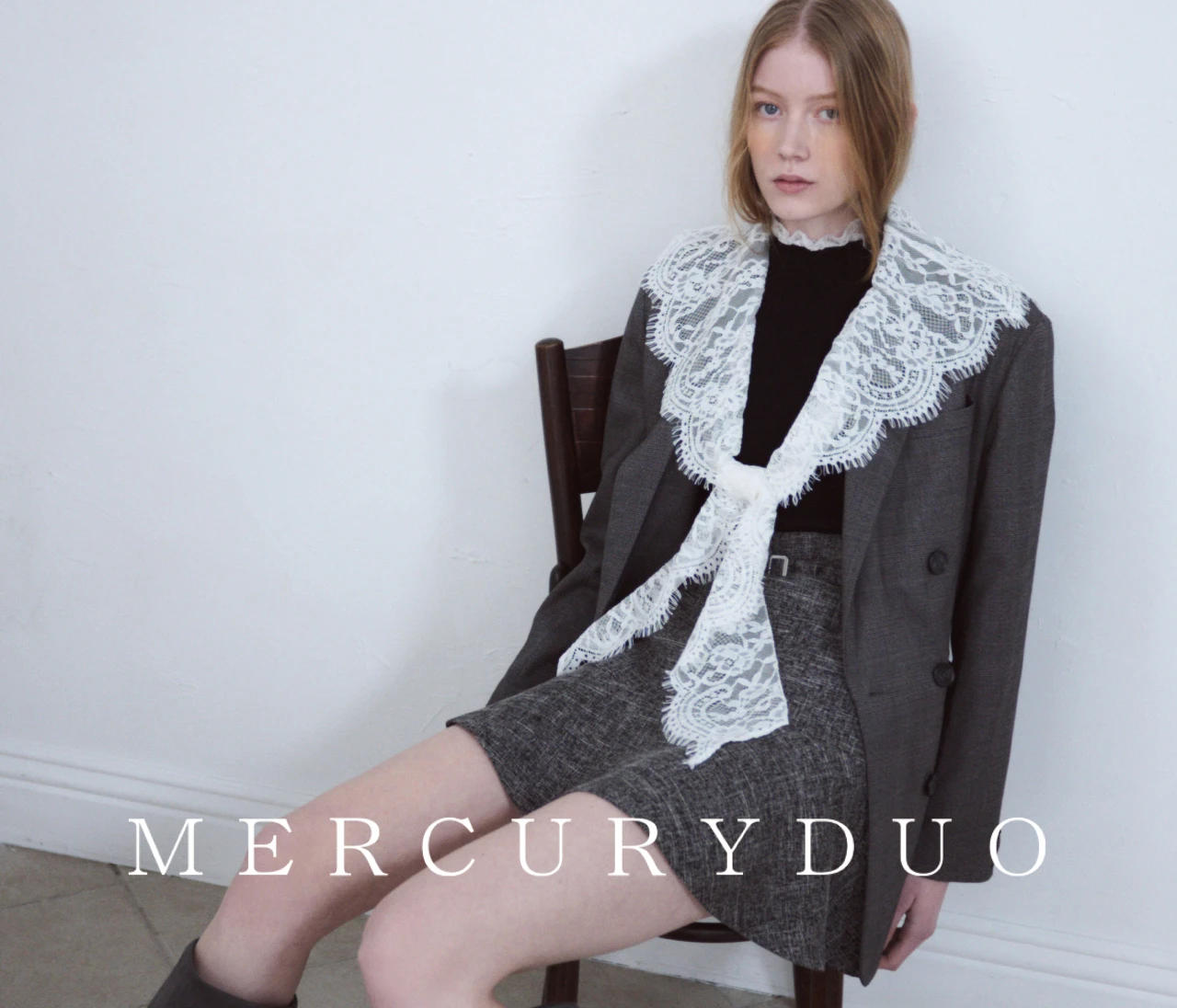 【MERCURYDUO（マーキュリーデュオ）】2026 AUTUMN展示会でも大反響のレースカラージャケットなど、トレンドムード溢れる新作が登場！