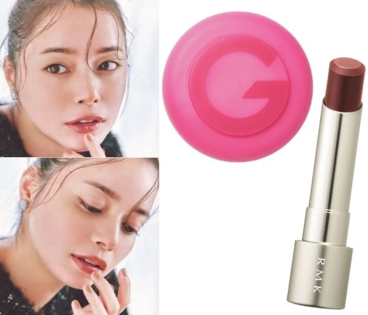 退社後、アフ6の女子会に！会社でパパっとつくれるミニマルおだんごヘア×ブラウンリップ