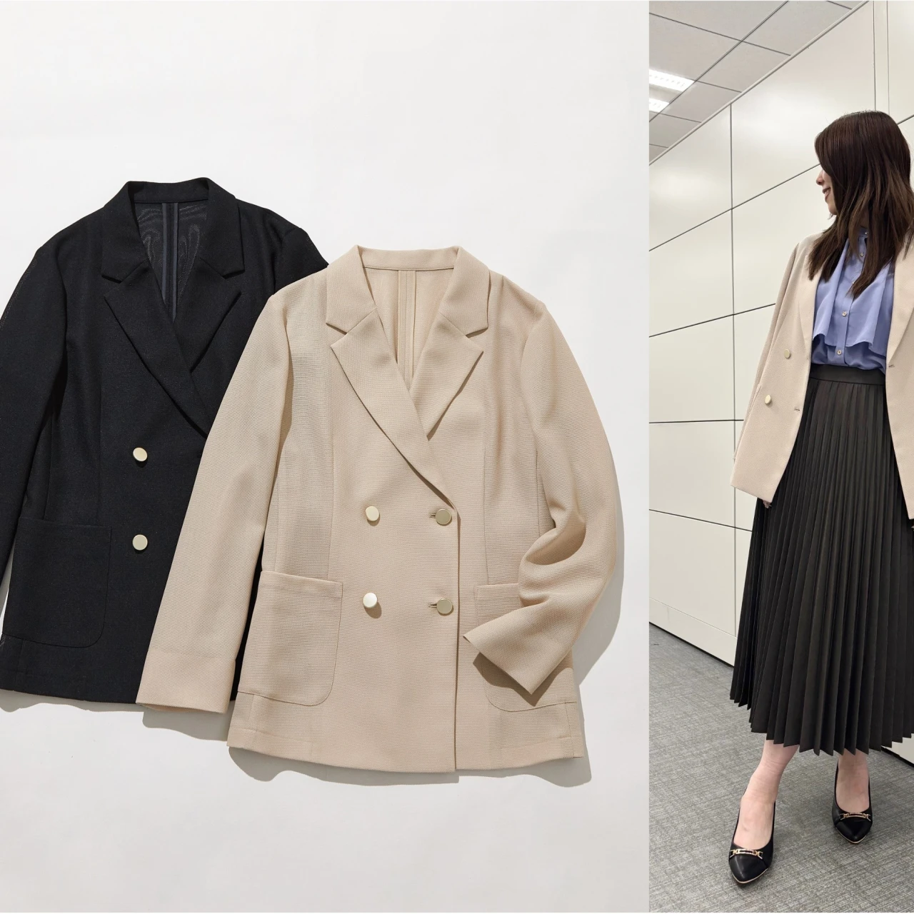 見た目も着心地も涼しげな【any SiS(エニィ スィス)】の「シアーメッシュ ジャケット」が登壇シーンに最適!|好印象が狙える“最旬”登壇服 Vol.10