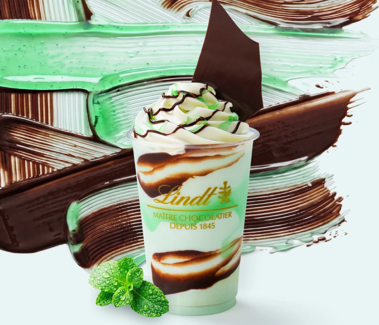 【Lindt(リンツ)】カカオの香りもコクも♪ チョコレートが主役の「チョコミントショコラドリンク」が期間限定で登場!