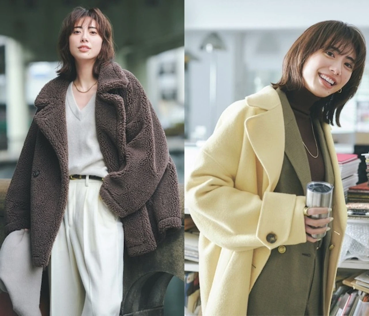 最新コートコーデ48選！ときめき重視のトレンドコートが大集合