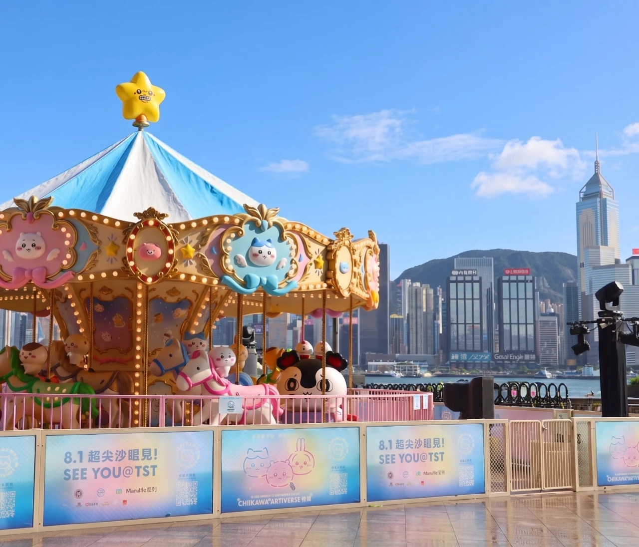 【香港】「ちいかわ」が街を占拠中!? 世界初メリーゴーランドから特別展まで映えスポットをレポ
