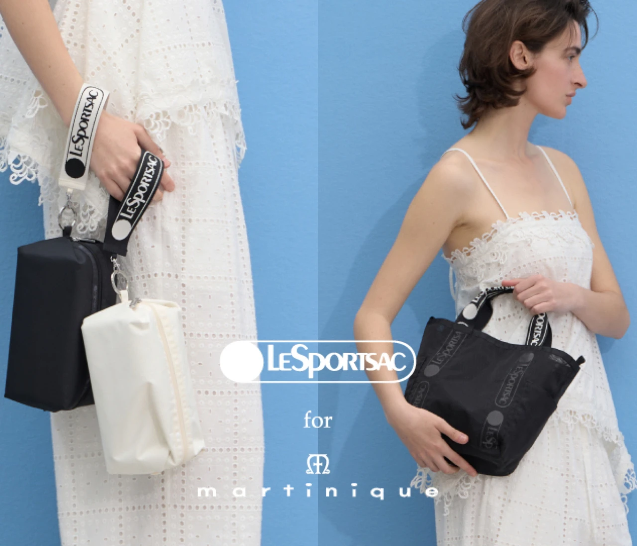 【「martinique（マルティニーク）」と「LeSportsac（レスポートサック）」がコラボレーション】モダンで都会的なモノトーンのコレクションを発売
