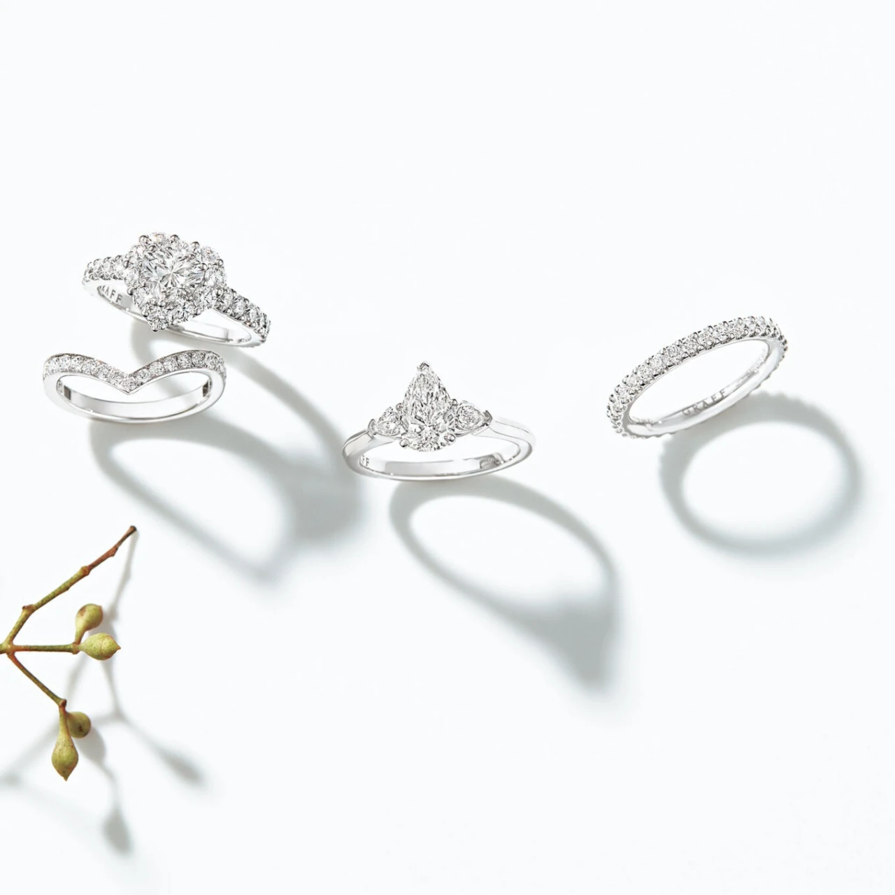 【グラフのウエディングリング】極上のダイヤモンドジュエリーを生み出し続けるハイジュエラーの結婚指輪