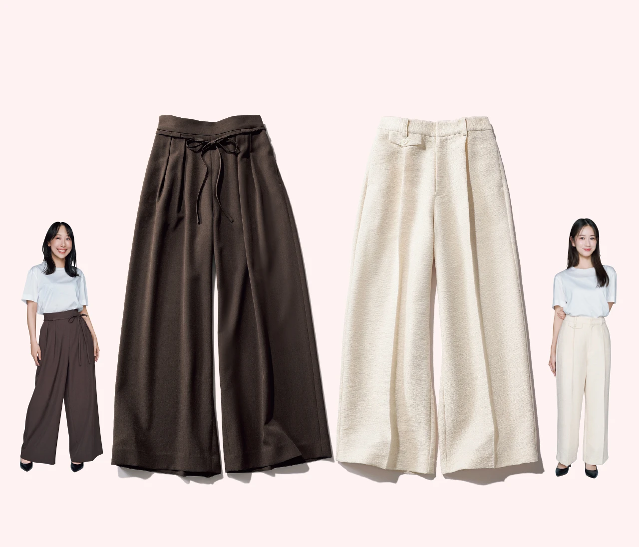 【低身長さん向けワイドパンツ】小柄さんに似合うコンパクトサイズが充実のブランドはここ！