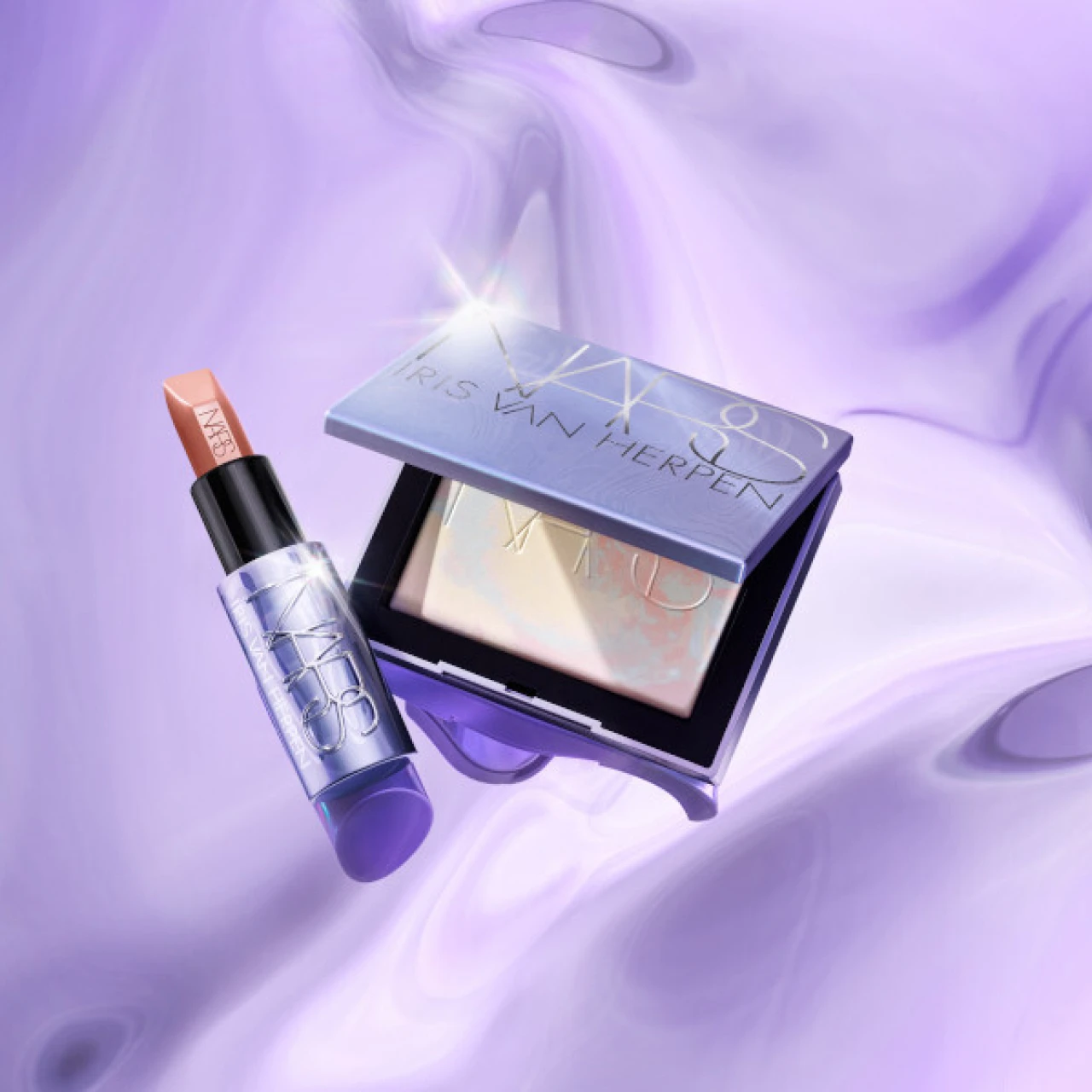 【NARS（ナーズ）】即完売の“マーブルパウダー”がホログラムをまとってホリデーに復刻