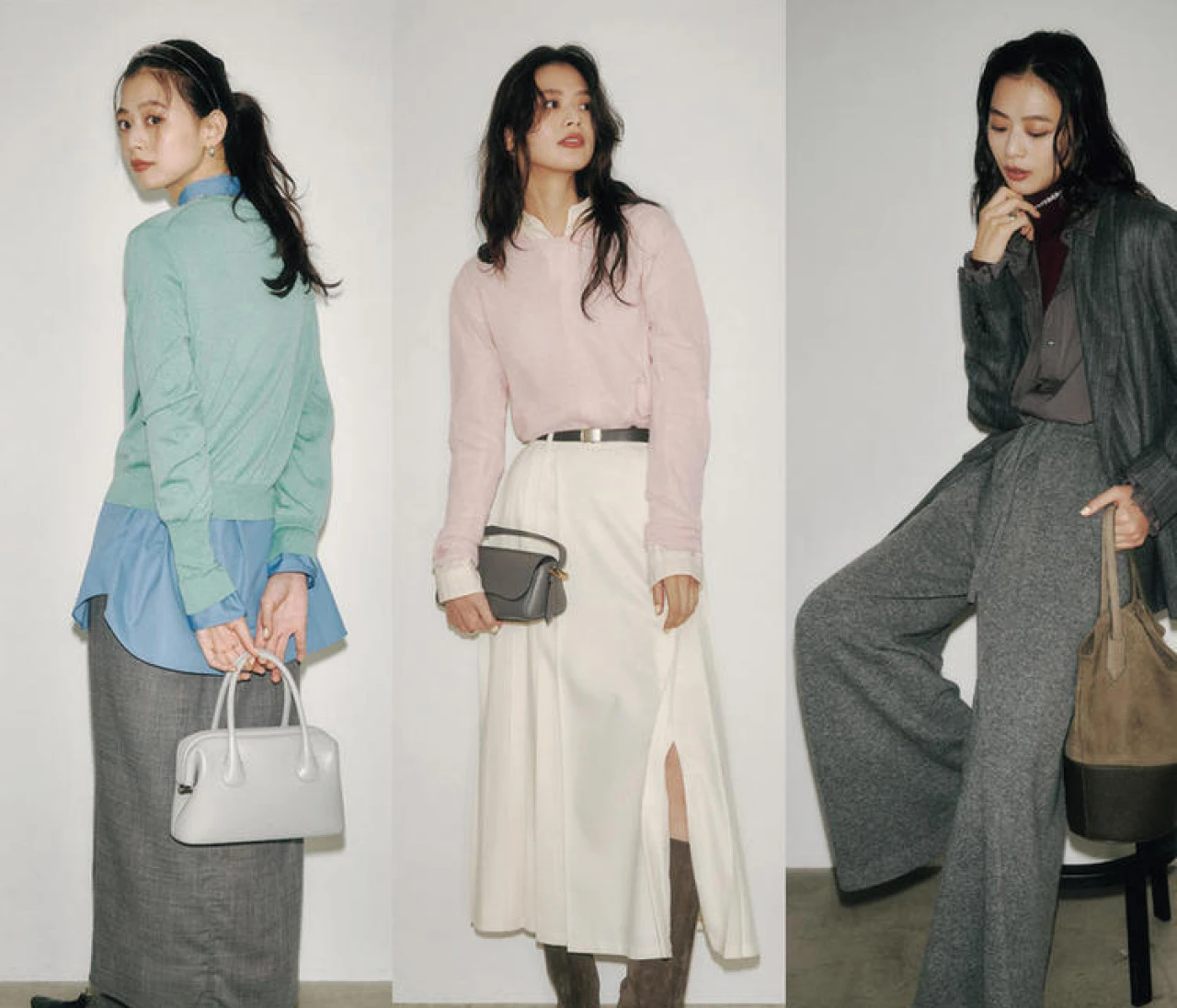 【忘年会、女子会、社内飲みコーデの秘訣】正反対の組み合わせでいいとこどり！“振れ幅広めの予定”に効く「あまのじゃくセット」