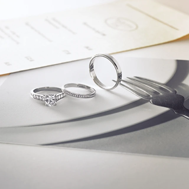 【カルティエ】絵になる二人のハイジュエラーリング
