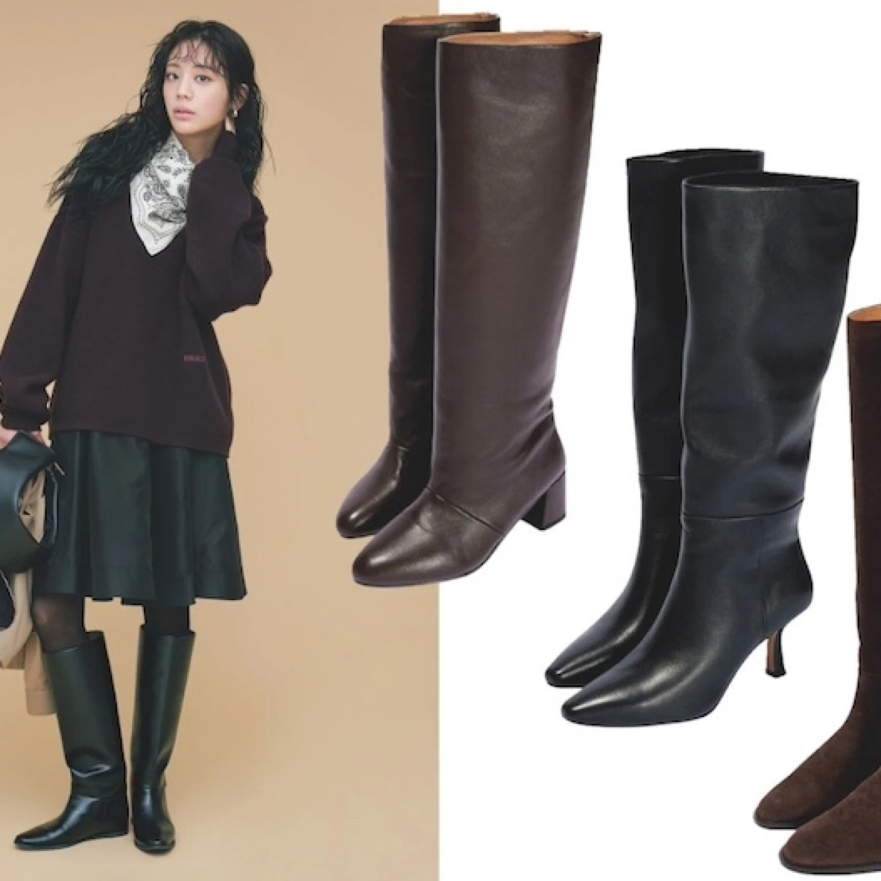 【今売れてる本当にいいブーツ】トレンドのクラシックムードを高めるロングブーツ7選