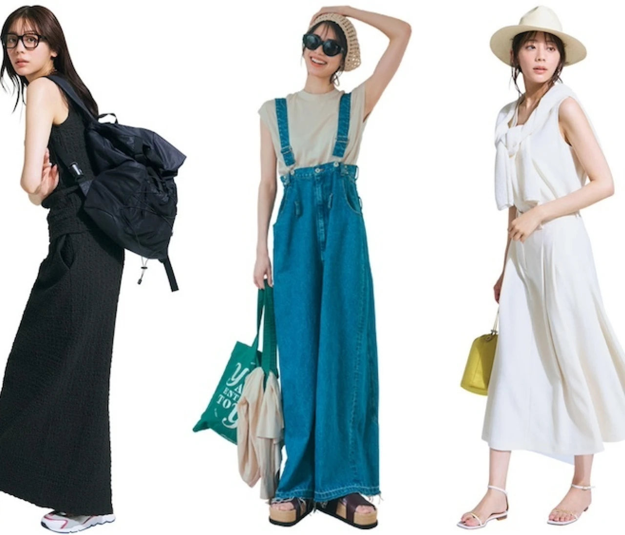 酷暑の夏に大活躍！大人のための上品なノースリーブトップスコーデを一気見!!