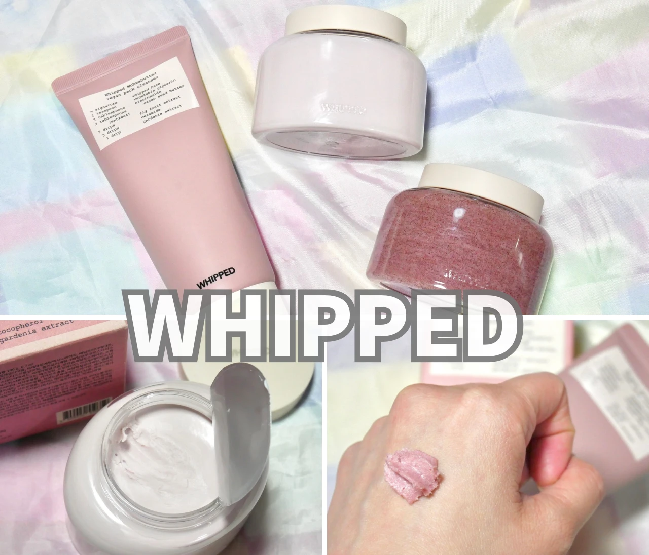 【韓国コスメ】WHIPPED（ホイップド）の愛用スキンケアを紹介！クレンザー・ボディバター・スクラブの魅力とは？