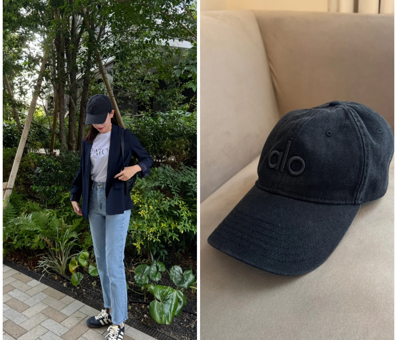 大人のキャップコーデはジャケットと合わせて🤍
