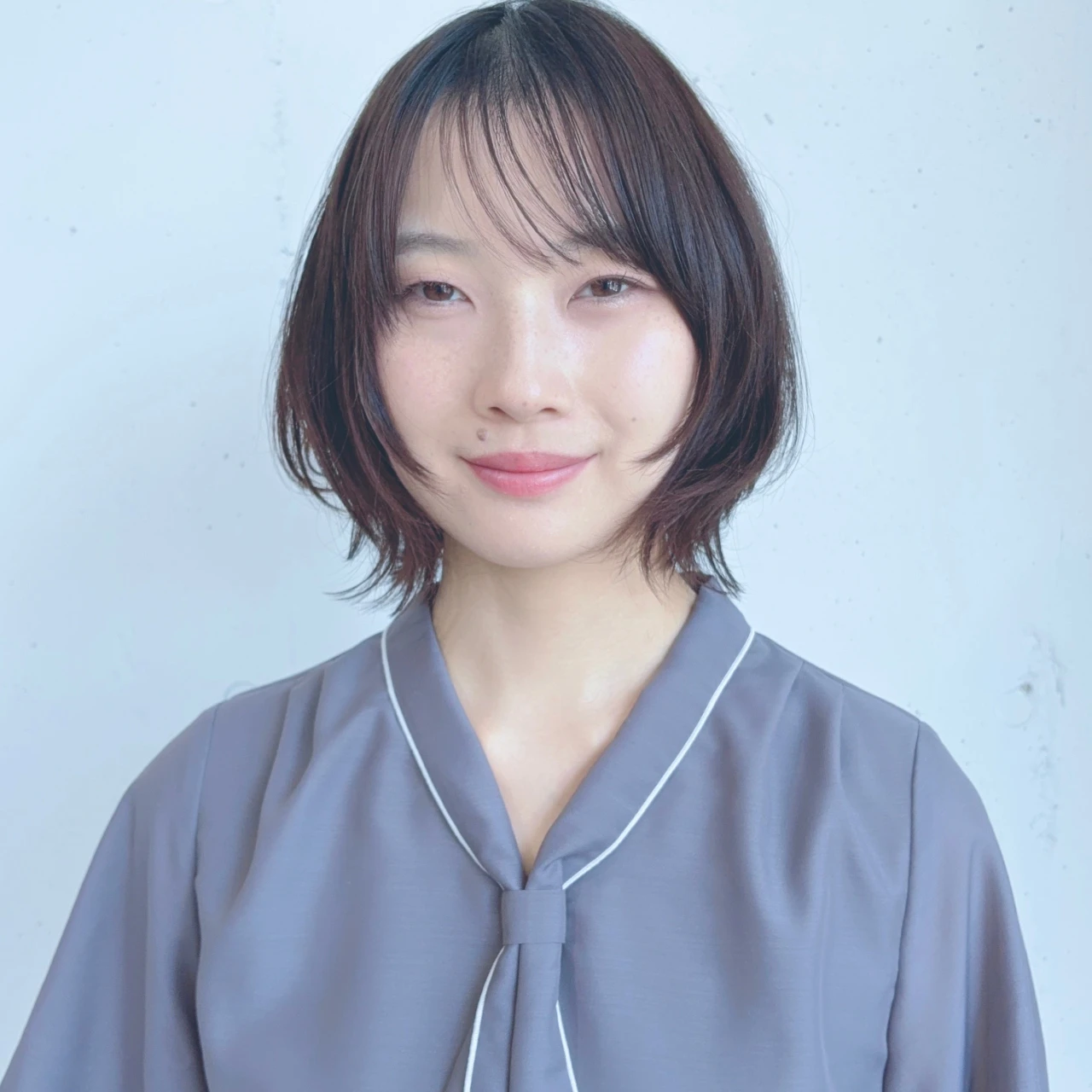 【ボブ・30代～40代大人の髪型】梅雨におすすめ！無造作レイヤーボブ