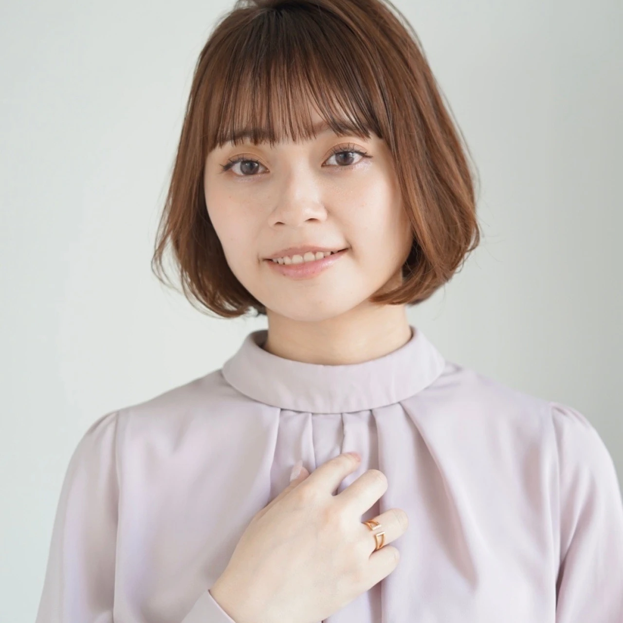 【ボブ・30代～40代大人の髪型】伸ばしかけへア！ふんわりボブ