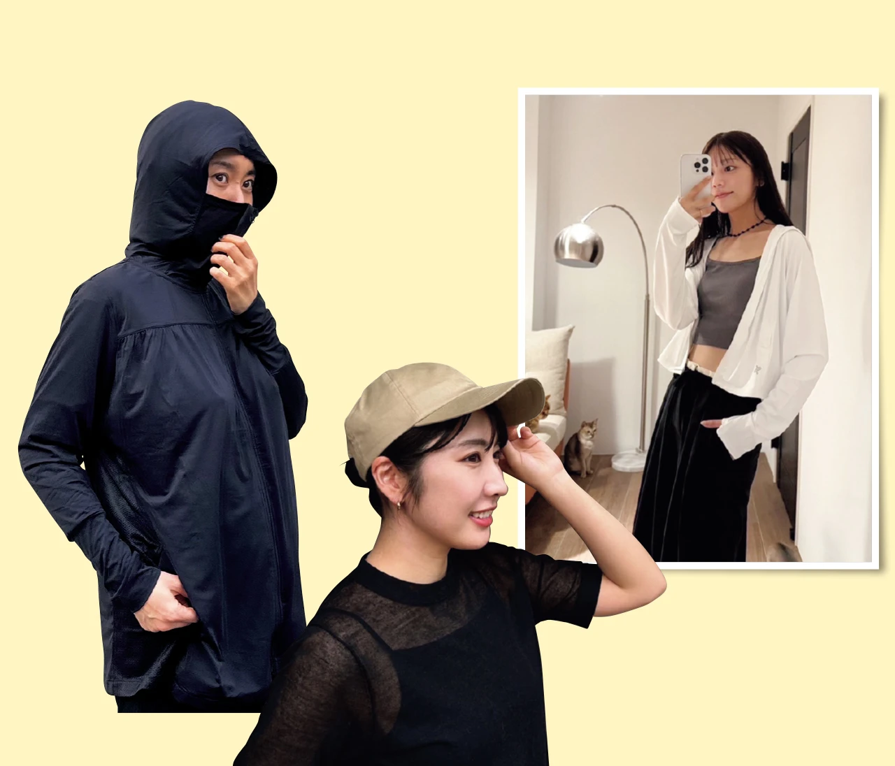 モデル、エディター、スタイリストのおすすめはこれ！【大人の紫外線対策SNAP】お洒落も日焼け対策も叶う！UVカットパーカ、帽子、サングラスなどをチェック
