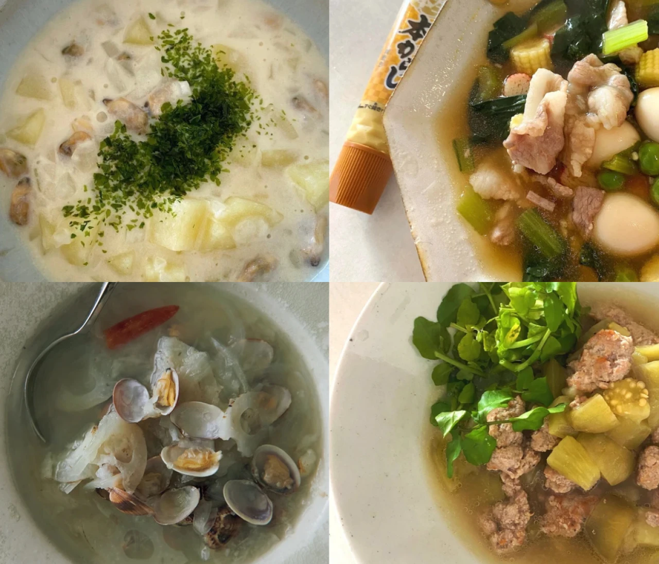 【長谷川あかりのご自愛ごはん】豚汁、クラムチャウダー、中華風スープ。芯から温まる冬におすすめのスープレシピ5選