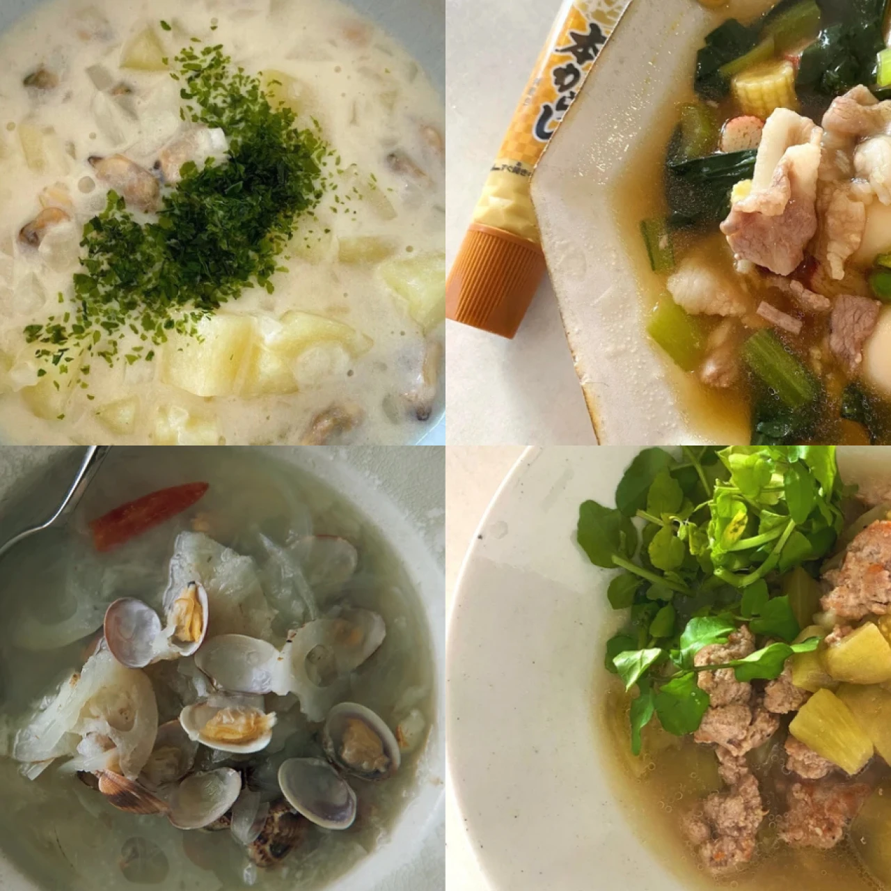 【長谷川あかりのご自愛ごはん】豚汁、クラムチャウダー、中華風スープ。芯から温まる冬におすすめのスープレシピ5選