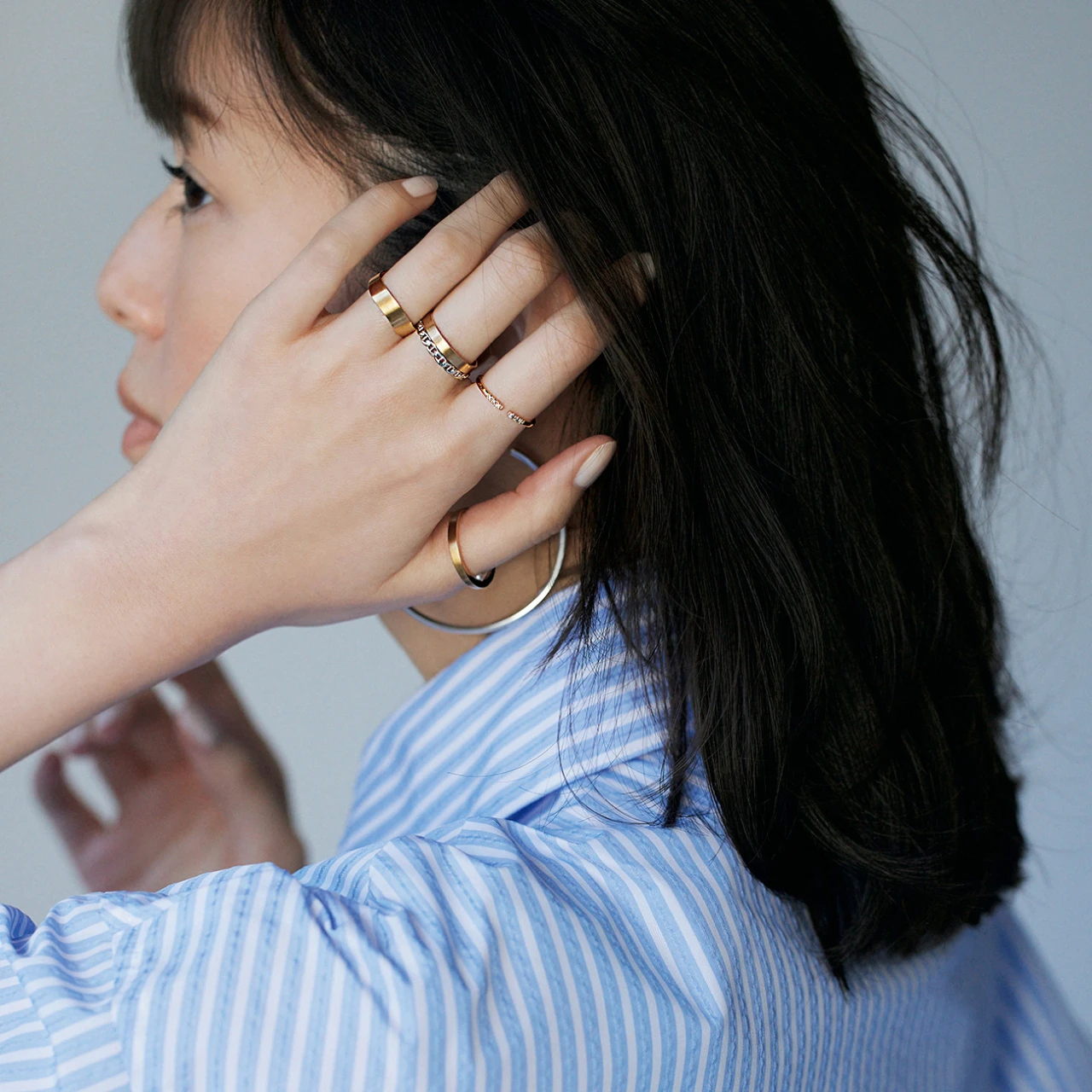 高感度な人へおすすめの華奢リング重ねづけ【なりたいキャラクター別リング選び】