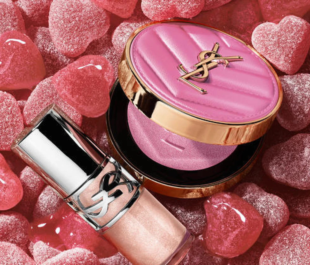 【イヴ・サンローラン】甘いきらめきがスパーク！ ラメがはじける新色「YSL  ラブストア コレクション」
