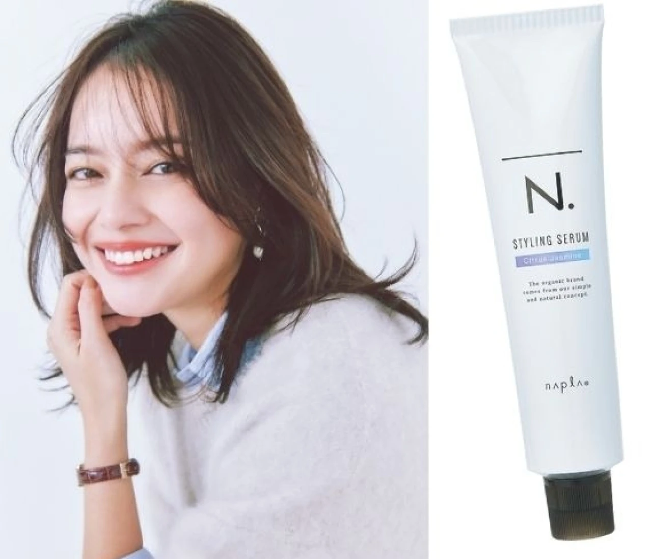 時短＆手間なしでキマる！セミドライな「ダウンヘア」と顔が締まる「ブリックレッドリップ」