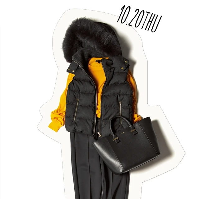 劇的スタイルアップ! 「ダウンベスト」で、いつものパンツに魔法をかけて